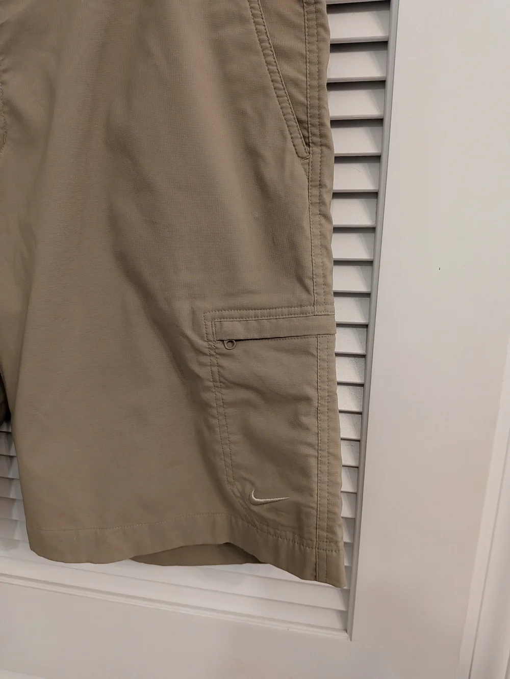 #1. Nike Golf Men's Khaki Shorts Size 38 Inseam Length 10.5